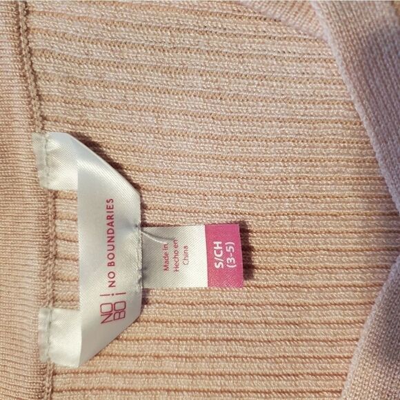 No Boundaries Lace Up Ribbed Jersey Small NWOT - Picture 5 of 5